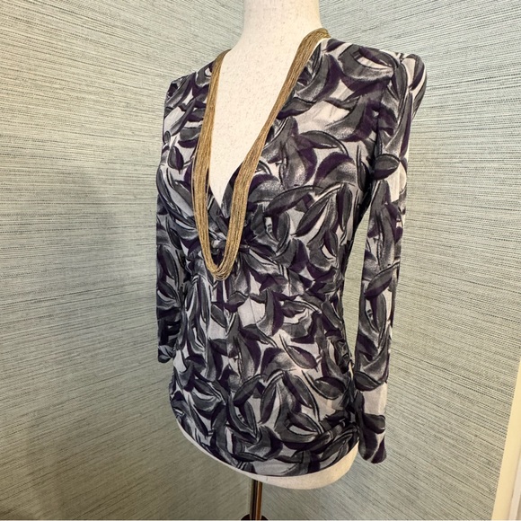 Classiques Entier Stretch Silk Blouse Sz S - Picture 4 of 8